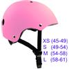 BHR Casco Rosa Opaco Monopattino Bicicletta Rollerblade Skateboard 817 Sport BHR