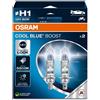OSRAM Coppia lampade alogene H1 12V 80W 5500K Osram Cool blue boost