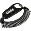 LAMPA Lucchetto antifurto con cavo a spirale 150cm moto scooter casco