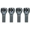 CORA Kit 4 bulloni antifurto ruote auto cerchi in lega M14x1.50 29mm T19 60 gradi