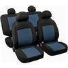 LAMPA Set completo coprisedili fodere Stretch-Fit Procida Nero/Blu