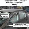 Farad Kit Deflettori Aria Antivento Ant+Post. Farad per Mini Countryman dal 2010-2016