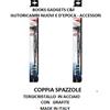 Bottari Per Fiat Panda 4x4 2003-2011 Coppia Spazzole Tergicristallo Acciaio Grafite