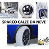 Sparco Coppia Calze da Neve per Auto in Tessuto Resistente Misura 255/35 R19