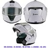 BHR Casco Modulare Juventus Doppia Visiera Antigraffio Interni Remov.805 Flip-Up BHR