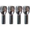 CORA Kit 4 bulloni antifurto ruote auto cerchi in acciaio M14x1.25 27mm T17 60 gradi