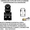 Max Per Peugeot Expert da 04/2016 Pulsantiera Alzacristalli Anteriore Sx 2 Int.18pin