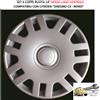 Per Citroen "Disegno C3" Set 4 Copricerchi 14" Coppe Ruota Universali SENZA LOGO