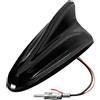 LAMPA Antenna auto amplificata Aero-Fin 8 AM/FM Universale verniciabile