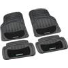 Goodyear Set 4 Tappeti Tappetini in Gomma e Battitacco in Moquette Sagomabile