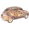 LART Per Fiat 600 Serie Modanature 5 pz Cofano Porte Parafango Modanatura Auto epoca