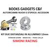 Simoni Racing Kit 2 Distanziali in Alluminio 12mm Compatibile con Fiat 127 Simoni Racing