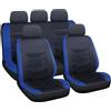 PILOT Set fodere coprisedili universali imbottiti auto Drift - Nero/Blu