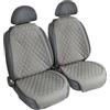 PILOT Coppia coprisedili auto universali in tekno-lino di poliestere Grigio
