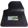 GOODYEAR Tappeto Tappetino Singolo per Auto in Gomma Sagomabile Nero Lato Guida