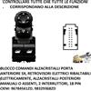 Max Per Peugeot Expert dal 04/2016 Pulsantiera Alzacristalli Ant. Sx 2 Int. 18pin