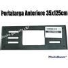 Replace Porta Targa Portatarga Anteriore per Auto in Plastica Nera Misure 365x11cm