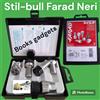 Farad Per AUDI A1 Kit Bulloni Antifurto NERI Stil-Bull Farad Cerchi in Acciaio