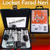 Farad Per Ssangyong Korando da 2010 Kit Dadi Antifurto NERI Locket x Cerchi in Acciaio