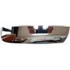 Sar Srl Per Fiat 500L da 2017-2022 Modanatura Paraurti Posteriore Dx (Destra) Cromata