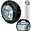 Cora Catene da Neve a Rombo in Acciaio 9mm Grip Tech Misura 255/35-20 Gruppo 13 Cora