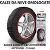 Bottari Calze da Neve in Tessuto per Pneumatici Auto 205/55-18 Omologate EN 16662-1:2020
