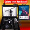Farad Per Bmw X1 (U11) dal 2022 Kit Bulloni Antifurto NERI Galaxy Lock Cerchi in Lega