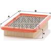 MANN FILTER MANN-FILTER C 2666 - Filtro aria