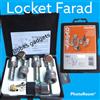 Farad Per Smart Fortwo dal 01.2015> Kit Bulloni Antifurto Locket Cerchi in Lega