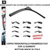 Bottari per Fiat Panda 2012> Coppia Spazzole Tergicristallo Flessibili + 11Elem