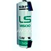 Saft N.10 Batteria pila stilo AA litio SAFT LS14500 cnr 3,6V 2600mAh c/lamelle