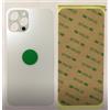 Back vetro Scocca Posteriore Per iPhone 12 Pro Max, Bianco Foro BIG