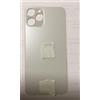Back vetro Scocca Posteriore Per iPhone 11 Pro, Bianco Foro Big