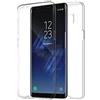 NO BRAND Cover per Samsung G955 Galaxy S8 Plus gel custodia 360 in tpu dual trasparente
