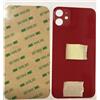 Back vetro Scocca Posteriore Per iPhone 11, Rosso Foro Big
