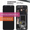 Samsung DISPLAY SAMSUNG S9 + PLUS SM-G965 SCHERMO OLED FRAME NERO LCD PARI A ORIGINALE