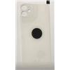 Back vetro Scocca Posteriore Per iPhone 11 , Bianco Foro BIG