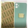 Back vetro Scocca Posteriore Per iPhone 11, Verde Foro Big