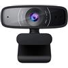ASUS (TG. One size) ASUS Webcam C3, USB, Risoluzione Video 1080p 30fps, Microfono Bea
