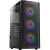 ANTEC AX20 MIDI TOWER GAMING PANNELLI LATERALI IN VETRO TEMPERATO DESIGN FRONTAL