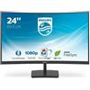 PHILIPS 241E1SC 24'' Monitor Curvo AMD Freesync 75 Hz LED VA FHD, 4ms, 3 Side Fr
