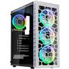 KOLINK OBSERVATORY LITE ARGB MIDI TOWER VETRO TEMPERATO MINI ITX/MATX/ATX BIANCO