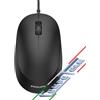 Mouse Philips SPK7207B Ottico USB 1200 DPI Nero per PC Mac Linux