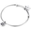 S'Agapõ Bracciale Rigido Donna Acciaio Sagapo Happy Cuore Stella Farfalla SHAD01-04-08
