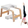 VEVOR Panca per Verticale Yoga Carico 136 kg Sedia da Yoga per Inversione Bianco