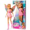 Winx Club Winx - Flora Fata, Bambola 27 cm con Ali Removibili e Look da Fata della Natura, Snodata, Giocattolo per Bambina e Bambini dai 4 Anni in su
