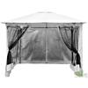 SET TELI ZANZARIERE PER GAZEBO 300X300CM 3X3MT TENDE CON ZIP ESTERNO GIARDINO