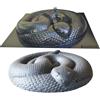 SvitMolds Stampo serpente fai da te cemento cemento serpente a sonagli statua per giard...