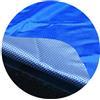 MIDWEST CANVAS CORPORATION Midwest MW15HVY Tela 15' Rotonda Pesante Solare - Blu/Trasparente