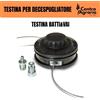 Testina per decespugliatore batti e vai testa universale tagliaerba 130 mm